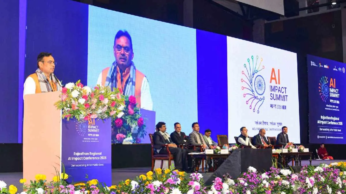 राजस्थान रीजनल AI इम्पैक्ट कॉन्फ्रेंस-2026 का उद्घाटन, सीएम भजनलाल शर्मा ने कई डिजिटल पहलों की शुरुआत की
