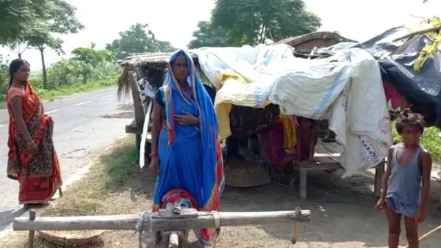 गोपालगंज में 13 पंचायतों के 3000 परिवार तटबंध पर रहने को मजबूर, मुख्यमंत्री की घोषणा भी बेअसर