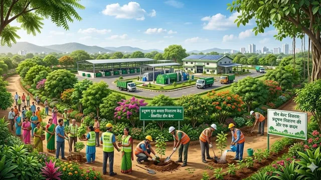 बदल रही चरखी दादरी की तस्वीर, कचरे के अंबार के बीच उग रही हरियाली; स्वच्छ वातावरण बनाने का लक्ष्य