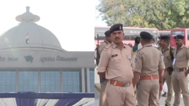 गुजरात में बजट सत्र के बीच विधानसभा को बम से उड़ाने की धमकी, खाली कराया गया परिसर