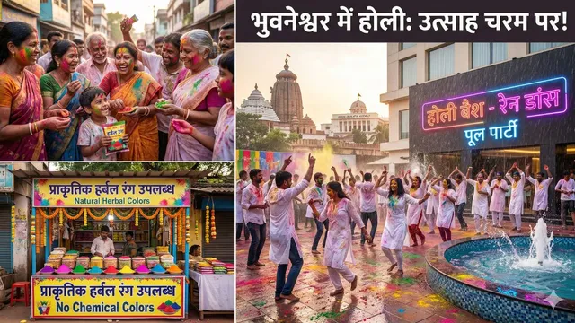 ओडिशा में होली की धूम, बाजार से लेकर ऑनलाइन तक रंगों की बहार; होटलों में ‘होली बैश’ का क्रेज