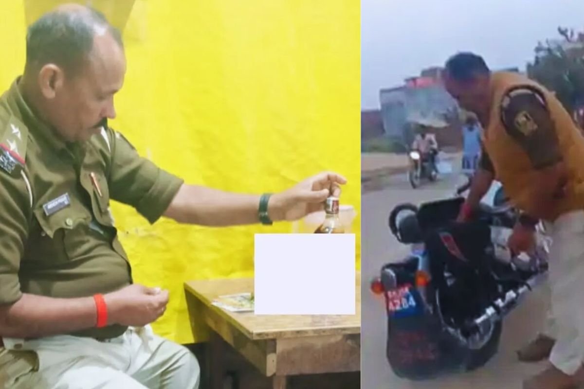 Gopalganj : दारोगा का शराब पीते-खरीदते का वीडियो वायरल, शराबबंदी कानून पर उठे सवाल; जांच शुरू