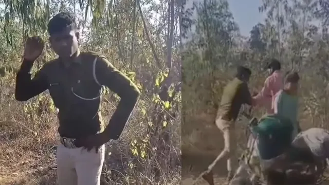 छतीसगढ़ में फारेस्ट गार्ड को युवकों ने पीटा, फिर प्रेमिका के सामने नचाया