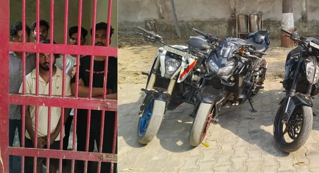 गोरखपुर फोरेलेन पर तेज रफ्तार में बाइक स्टंट कर दहशत फैलाना पड़ा भारी, पांच युवक गिरफ्तार