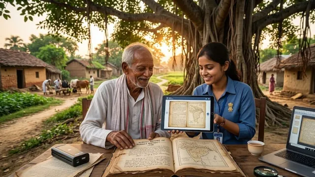 अब लोग पढ़ पाएंगे अपने गांव की 225 साल पुरानी कहानी, पूर्णिया में भारत सरकार सर्वे रिपोर्ट को दे रहा डिजिटल रुप