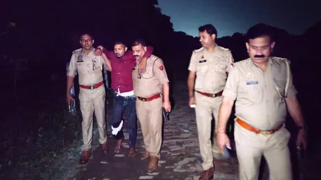 सहारनपुर में 25 हजार के इनामी गो हत्यारे को पुलिस मुठभेड़ में दबोचा, पैर में लगी गोली