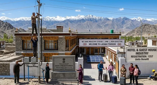 लद्दाख में पर्यटन को नए पंख, होटल और गेस्ट हाउस को मिला ‘उद्योग’ का दर्जा; 1 जून से मिलेगी बड़ी राहत