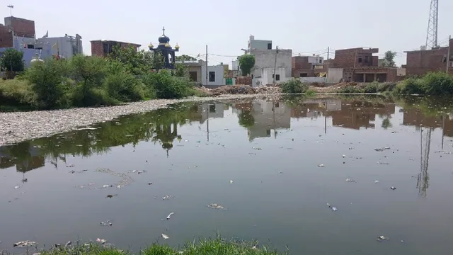 कैथल के भानपुरा गांव में दो तालाबों के सुंदरीकरण पर 1.49 करोड़ रुपये हुए खर्च, फिर भी अमृत सरोवर पड़े बदहाल