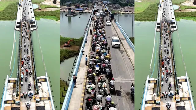 Vikramshila Setu Open : 35 दिन बाद खत्म हुआ इंतजार, बेली ब्रिज से फिर जुड़ा उत्तर-दक्षिण बिहार, शुरू हुआ आवागमन