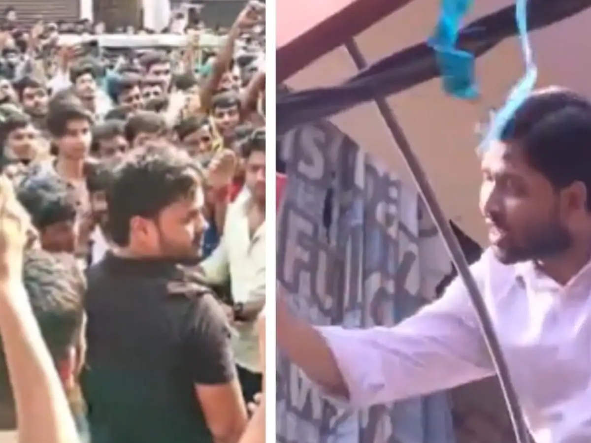 खान सर के कोचिंग सेंटर पर बवाल! बंद सेंटर के बाहर सैकड़ों छात्रों का प्रदर्शन, पुलिस तैनात  Patna 
