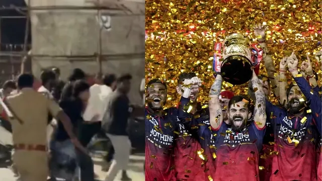 RCB के दूसरी बार IPL ट्रॉफी जीतने से जश्न बेकाबू, सड़कें जाम देख पुलिस का फैंस पर लाठीचार्ज-VIDEO