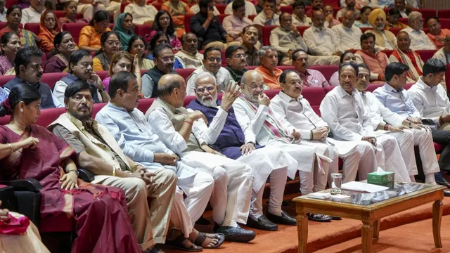 NDA की मंगल मिलन मीटिंग, पहली बार TMC से अलग हुए NCPI के सांसद भी हुए शामिल