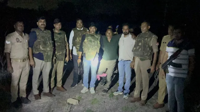 अमरोहा में रात के अंधेरे में तड़तड़ाई गोलियां, पुलिस मुठभेड़ में गोतस्कर इमरान बिहारी घायल