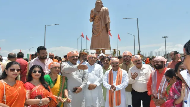 संत रविदास जन्म स्थली पर देश भर में समरसता संकल्प के लिए पूजे गए 131 कलश