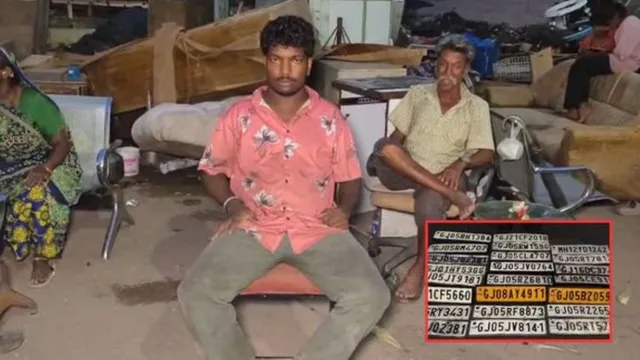 सूरत: सोशल मीडिया पर वायरल हुई मजदूर की ईमानदारी, बाढ़ में बही नंबर प्लेटों को निकालकर मालिकों को लौटाया