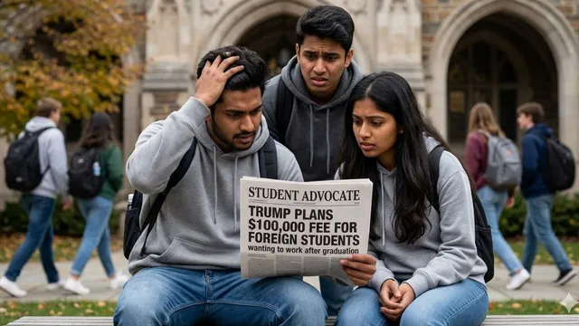 US में पढ़ाई के बाद नौकरी करना पड़ सकता है महंगा, ट्रंप प्रशासन 95 लाख रुपये की नई फीस पर कर रहा विचार; भारतीय छात्रों पर भी पड़ेगा असर