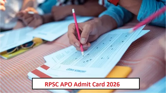 RPSC APO Admit Card 2026: आरपीएससी एपीओ प्रीलिम एग्जाम एडमिट कार्ड जारी, ये रहा Download Link