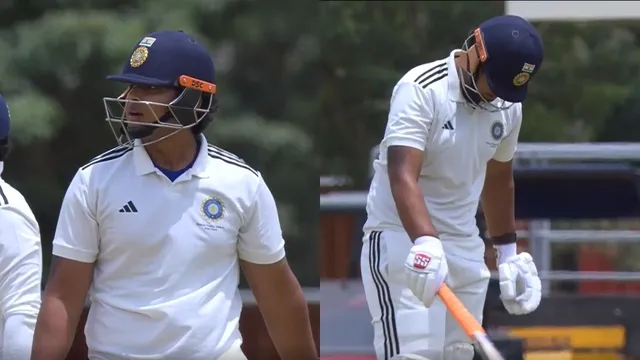 Duleep Trophy: तूफानी पारी खेलकर भी मायूस लौटे वैभव सूर्यवंशी, नहीं कर पाए ये काम; झल्लाकर बल्ला मारा जमीन पर- Video