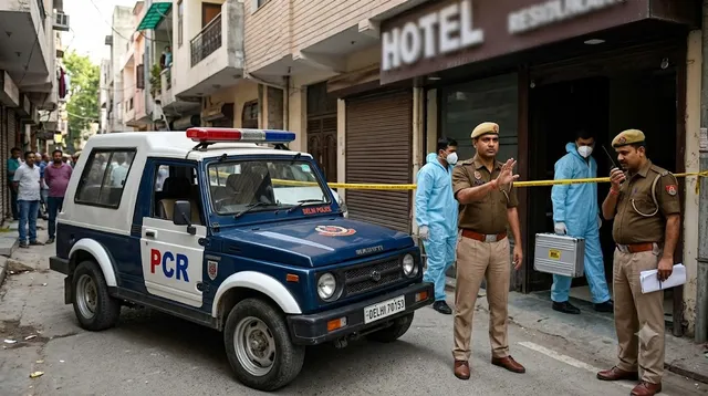 मोती बाग के होटल में महिला की संदिग्ध मौत, पंखे से लटका मिला शव; पहचान में जुटी पुलिस