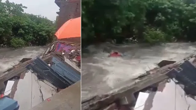 देहरादून में भारी बारिश से तबाही, चानचक में तीन मकान ध्वस्त; चंद्रबनी में घरों में घुसा पानी