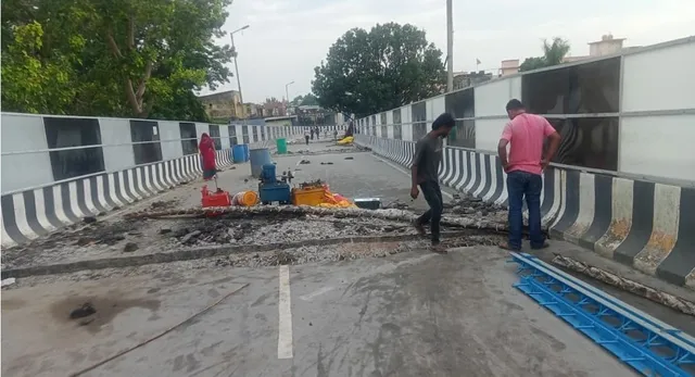 गोरखपुर में तरंग ओवरब्रिज का अनुरक्षण बना मुसीबत, 20 अगस्त तक बंद रहेगा पुल