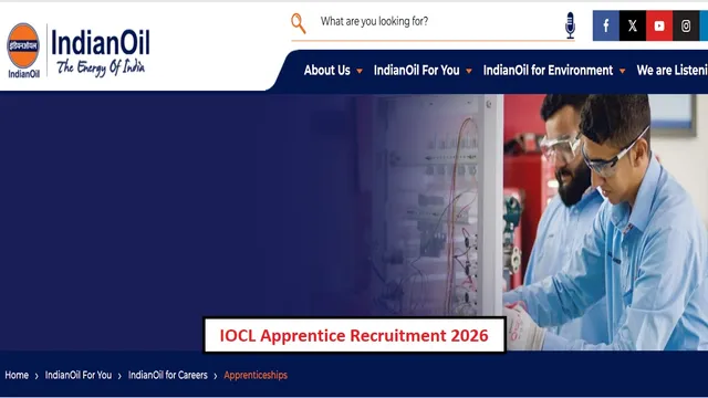 IOCL Apprentice Recruitment 2026: ट्रेड, ग्रेजुएट और टेक्नीशियन अप्रेंटिस के 335 पदों पर भर्ती, आवेदन शुरू