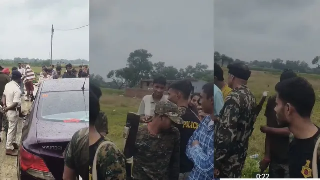 जमुई में उत्पाद विभाग को देख कार छोड़ भागे तस्कर! नूमर गांव में विदेशी शराब लूटने की मची होड़, पुलिस ने गाड़ी घेरी