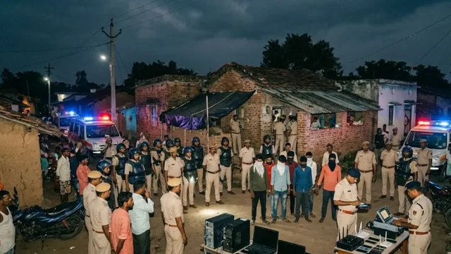 धनबाद में आधी रात को बड़ी कार्रवाई, पिठाकियारी गांव की घेराबंदी कर 6 से अधिक संदिग्ध गिरफ्तार