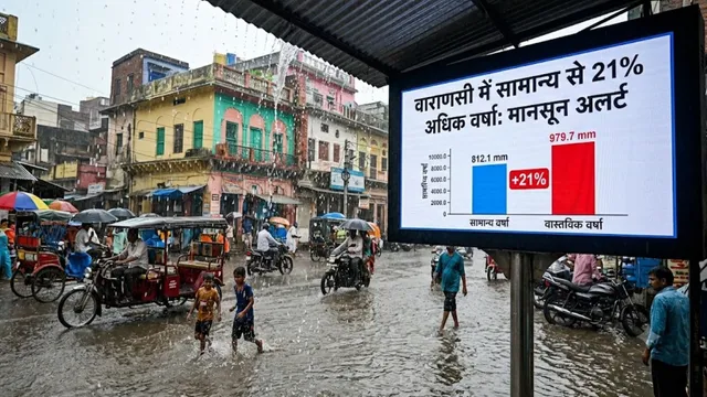 अलनीनो के अनुमान को बारिश ने किया गलत साबित, वाराणसी में सामान्य से 21% अधिक बरसा मानसून